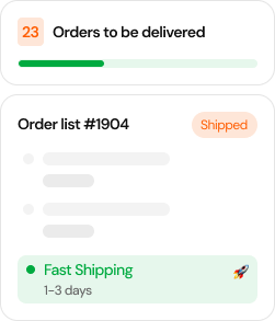 Real-time order tracking and updates